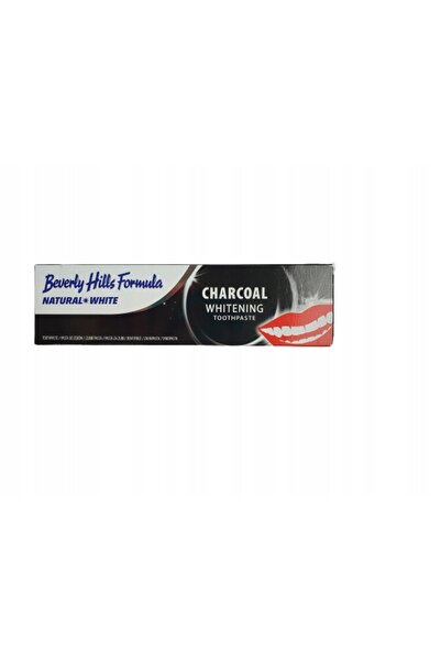 NO BRAND Pastă de dinți BEVERLY HILLS Whitening cu cărbune (100ml)