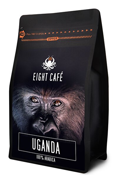 NO BRAND Cafea cu lapte EIGHT CAFE Uganda Arabica 0,5 kg