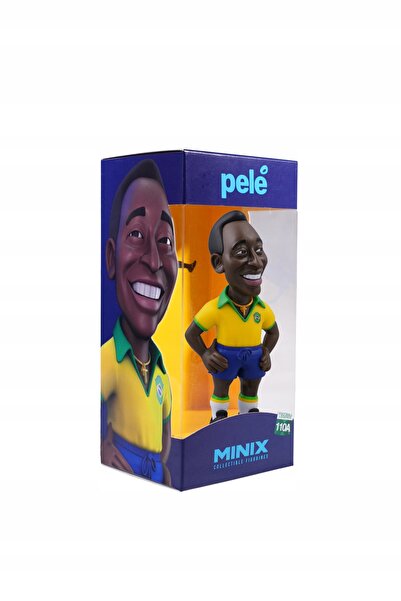 NO BRAND Figurină MINIX Football Legends Brazilia Pelé Echipamentul 1