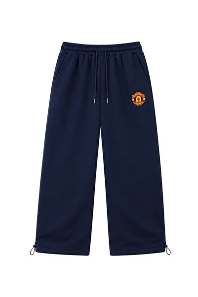 zaee Manchester Embroidered Adjustable Baggy Sweatpants