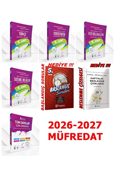 2026-2027 MÜFREDAT 5.SINIF MPS KONU ANLATIM 4 ANA DERS + TÜM DERSLER SORU BANKASI SETİ