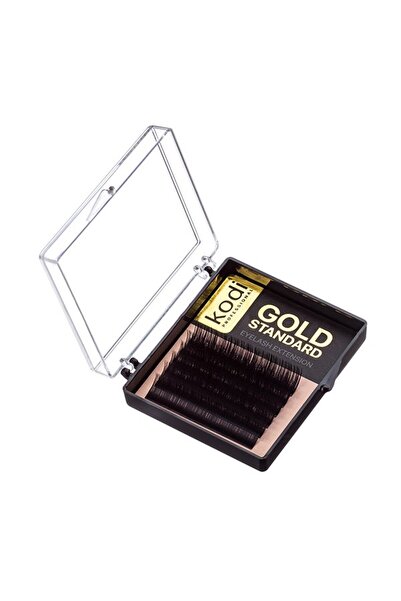 Kodi Ψεύτικες Βλεφαρίδες C 0.12 (6 σειρές: 13mm) Χρυσό Πρότυπο 0 12 13mm C012