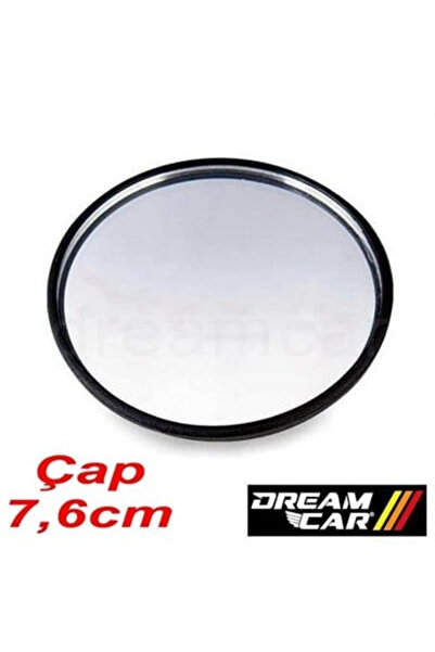 Generic Brand Dr23042 Blind Spot Mirror 7.5 cm Fixed Non-Stick Black Imported...