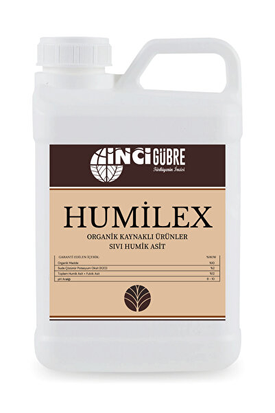 İnci Gübre Humilex Toprak Düzenleyici Humik Asit 5 Litre - Kök Geliştirici ve...