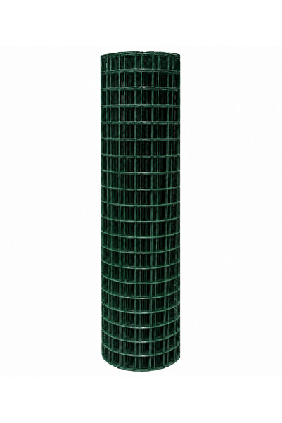 İSTANBUL ÇİT METAL PVC Kaplı Puntalı Tel 0,70 mm 12x12 mm Göz 1,50x10 Metre R...