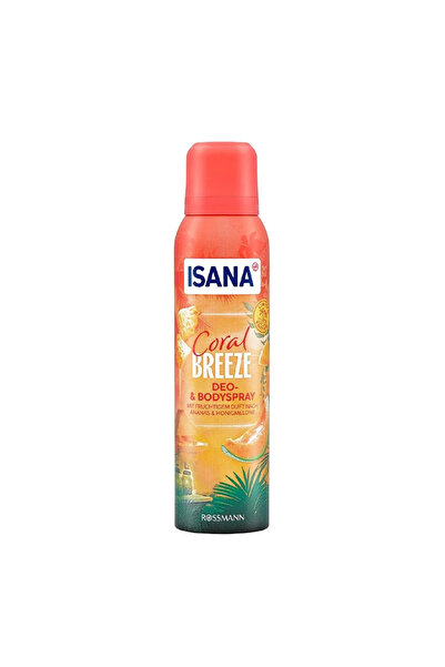 ISANA Deodorant and Body Sprey Coral Breeze 150 ml
