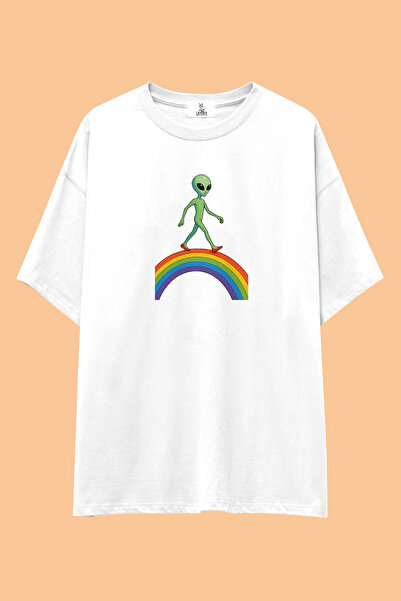 UmbraWear "Cosmic Walker" Alien & Alien T-Shirt |   Unisex 100% Cotton Custom...