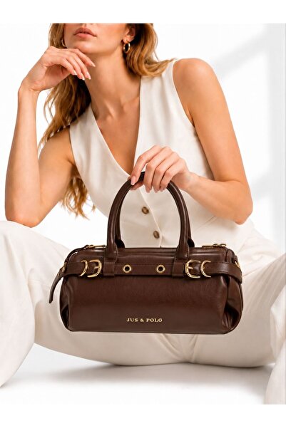 Just Polo Justpolo Women's Medium-Sized Cylinder Model Hand and Shoulder Bag ...