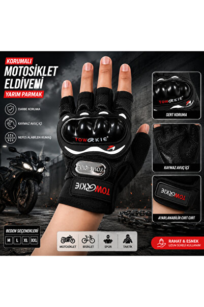 Vi Caro Motorcu Eldiveni bisiklet eldiveni ( YASAYA UYGUN TS EN13594 )