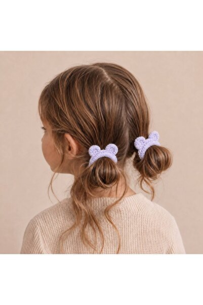 yes ticaret Handmade Velvet Textured Figured Children's Rubber Buckle - Set o...