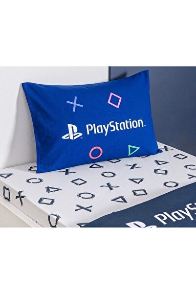 Taç طقم ملاءات سرير قطنية مطاطية من Zorluteks Playstation مكون من قطعتين (سلس...