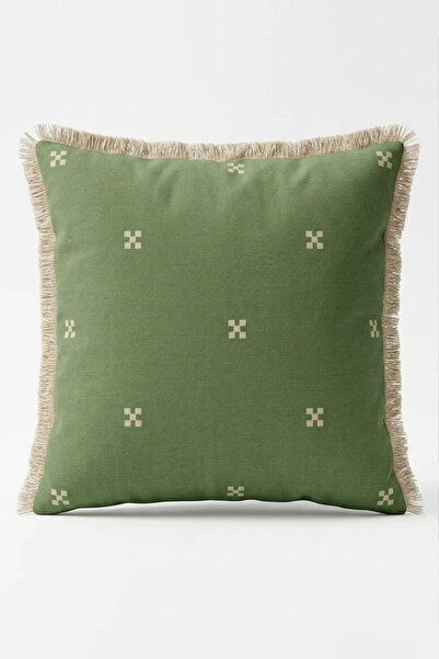 dekomall home & living Nova Fringed Throw Pillow Cover