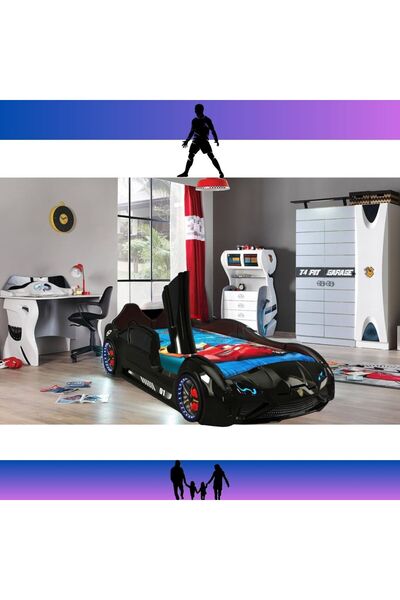 Garage Kapısı Açılır Araba Yataklı Çocuk Odası İstanbul'da