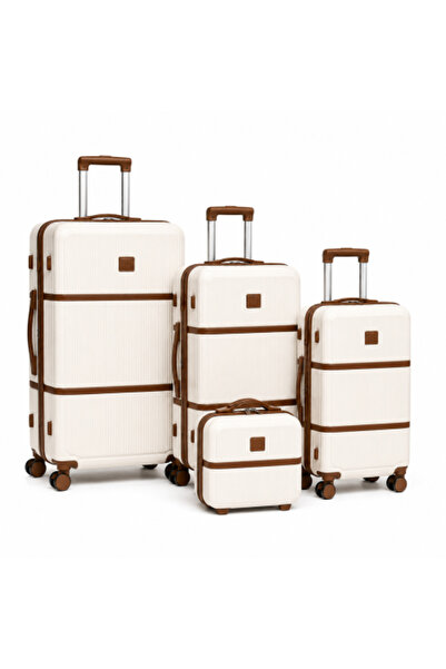 Akyat Luxury 4-piece ABS luggage set – Off-white
