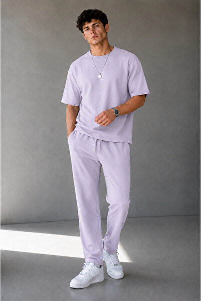 SEVORIA Unisex Kısa Kollu Oversize Salaş Kesim Premium Rahat Kalıp Beli Bağcı...