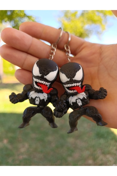 3dprintshop Venom 3D Baskı Anahtarlık-Koleksiyon Figürü-Çanta, Araba Ve Motos...