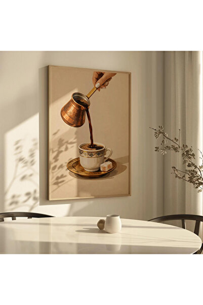 HOME MODE Turkish Coffee Pouring 30x40 Gallery Wrapped Canvas Print | Copper ...