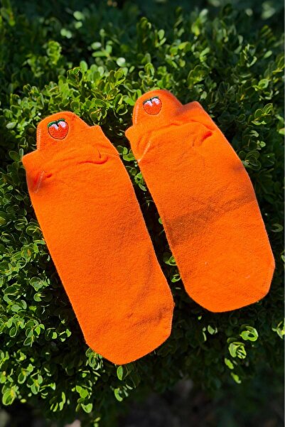 LouSocks Unisex Peach Embroidered Sports Booties Socks
