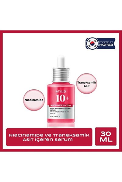 ANUA Niacinamide %10 + TXA %+ Serum 30 ml
