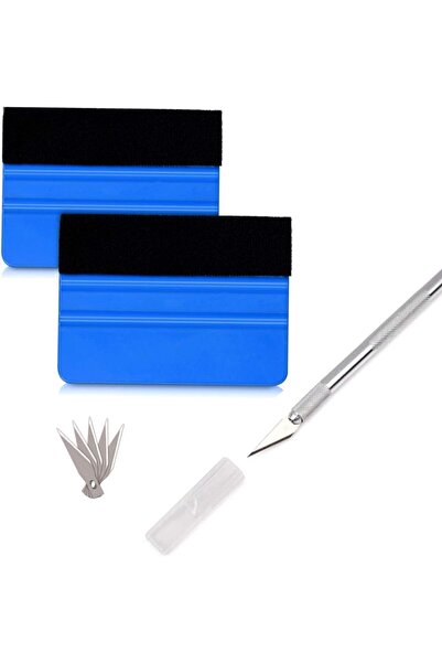 Generic Car Tinting Tool Kit & Vinyl Wrap - Pro Craft Knife with 5 Spare Blad...