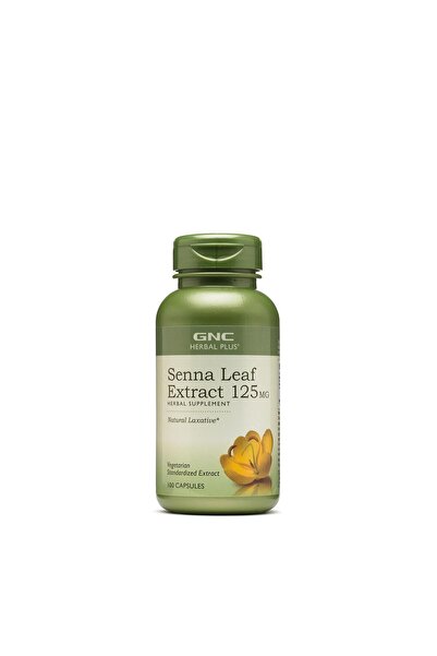 GNC Extract Frunze de Senna (Senna Leaf) Herbal Plus 125mg 100cps vegetale