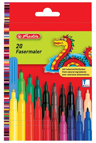 Herlitz Carioci 2 mm Green Line 20 buc/set
