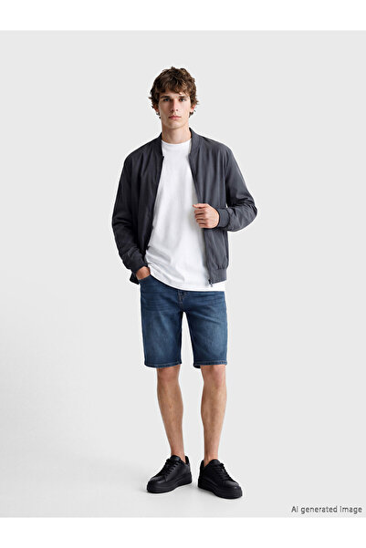 LC Waikiki Pantaloni scurți de jeans pentru bărbați, slim fit