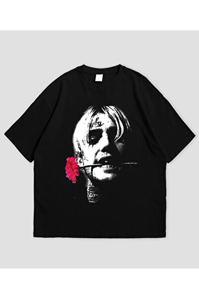 Grafftee Clothing Lil Peep majica sa printom, unisex, oversize