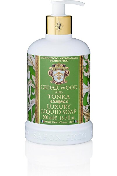 Fiorentino Cedar Wood and Tonka Liquid Soap 500 ml