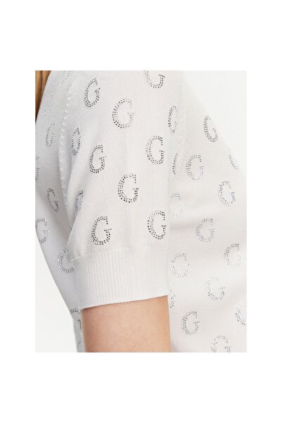Guess Pulover de damă W5GR05Z3D60 Alb