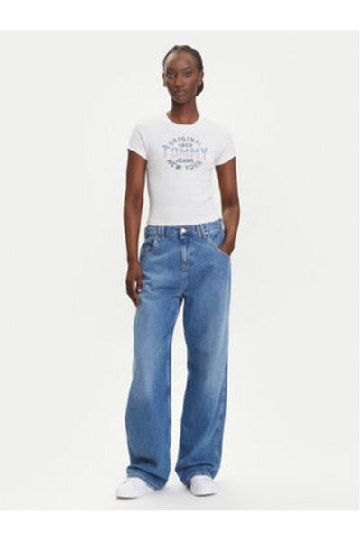 Tommy Jeans Γυναικείο T-shirt DW0DW21421 Πολύχρωμο