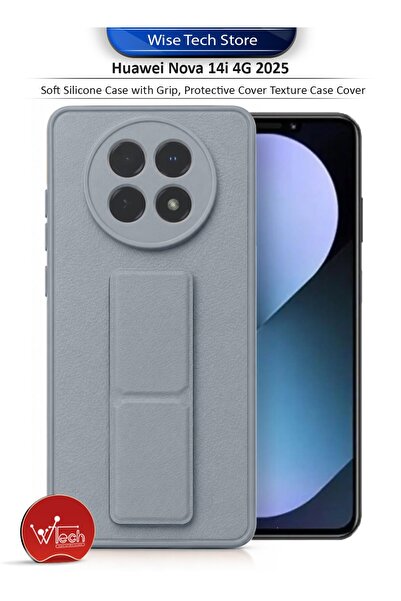 Wtech Huawei Nova 14i 4G 2025 Soft Silicone Case with Grip, Protective Cover ...
