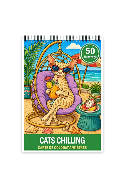 Legendary Gifts Carte de colorat, 40 de ilustrații Demonic Kitties - Volumul I
