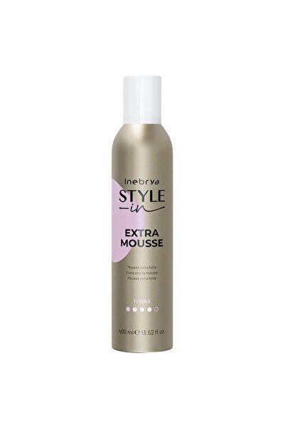 Inebrya Style-In Spumă de coafat cu fixare extra puternică 400 ml