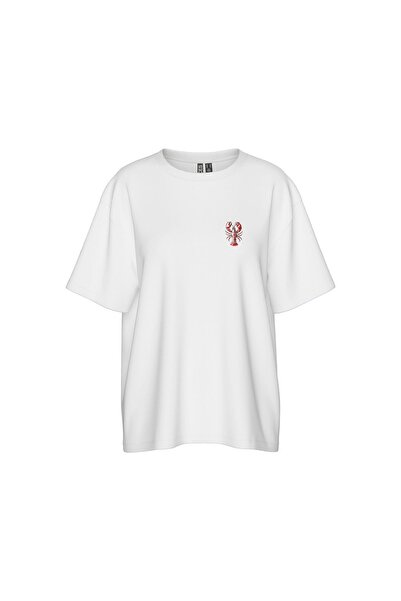 PIECES Tricou de damă 17160811 Alb