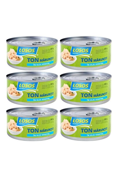 Losos Ustka Pachet 6x Losos-Ton marunțit in ulei 160g