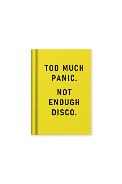 Ohh Deer Design A7 112 Pages Fabric Hard Cover Lined Notebook Too Much Panic,...