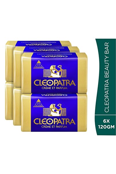 Cleopatra Pack Of 6 Beauty Soap 6 x 120grams