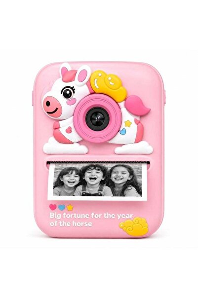 PopZa Children’s Instant Camera with Built-In Printer for Instant Photo Shari...