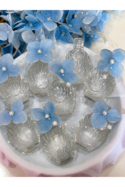 Florena Design İstiridye Kolonya Şişesi Hediyeliği 10'lu Set | Erkek Bebek Me...