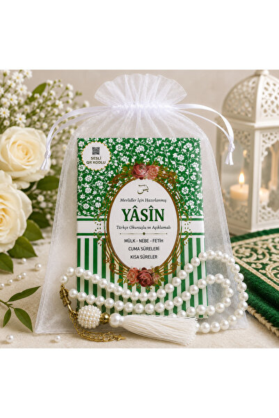 YAVUZ TRED HOME 50 Adet Tesbih ve Yasin Kitabı Seti | Hac Umre Çeyiz Mevlüt H...