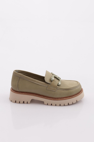 Mammamia D24Ya-3165 Women's Leather Loafer Shoes