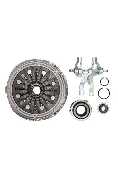 VALEO Kit Ambreiaj cu Placa Dubla cu Rulment (cu Maneta Cilindrului cu Ambrei...