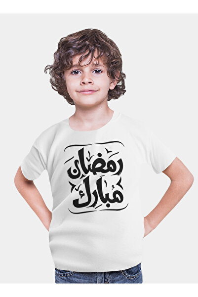 Generic عالم الموضة تيشرت قطن بطباعة عالية الجودة بتصميم رمضان