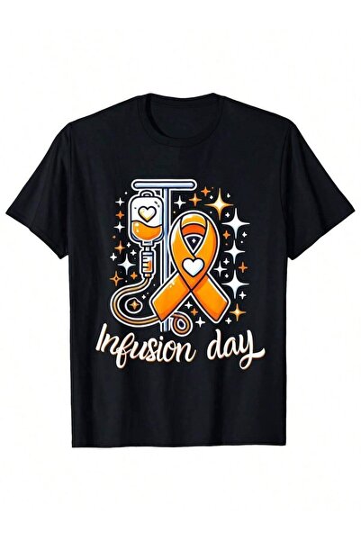 NOURAM Men's MS Awareness T-Shirt Multiple Sclerosis Support Shirt With Infus...