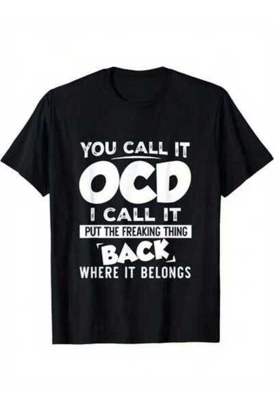 799 تي شيرت بطباعة مضحكة بعبارة "You OCD I Call It Put The Freaking Thing Bac...
