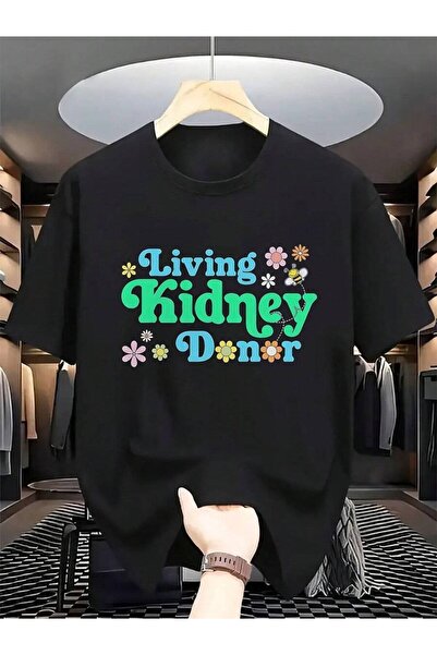 799 تي شيرت رجالي بتصميم عتيق "Living Kidney Donor" - قطن مسامي، تي شيرت صيفي...