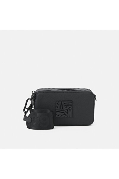 Steve Madden BRISA, neagră, crossbody cu fermoar