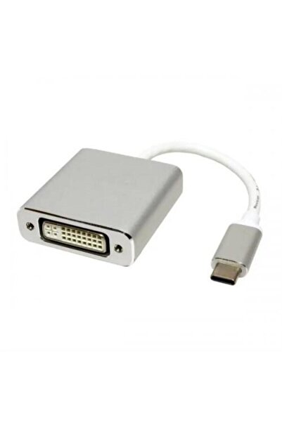 Spacer CABLU video SPACER, adaptor USB Type-C (T) la DVI-I DL (M), 15cm, rezo...