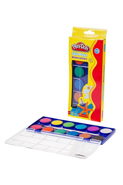 Play Doh Play-Doh Sulu Boya Büyük 12 Renk (PLAY-SU003)